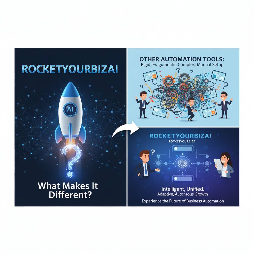 What Makes RocketYourBizAI Different From Other Automation Tools